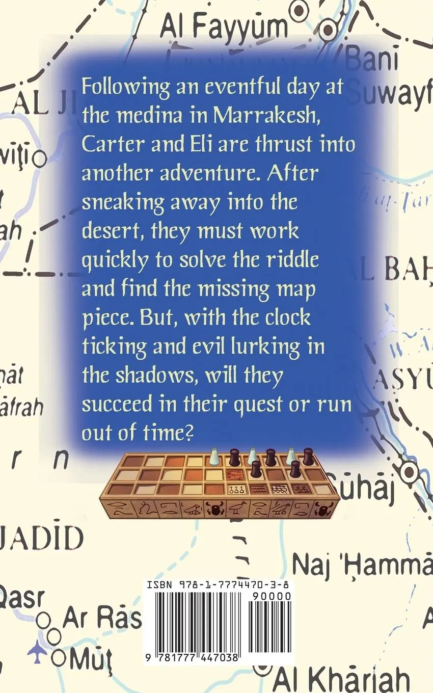 Rückseite: 9781777447038 | Carter &amp; Eli's Map Quest | Into the Golden Light | Kimberly Thornton