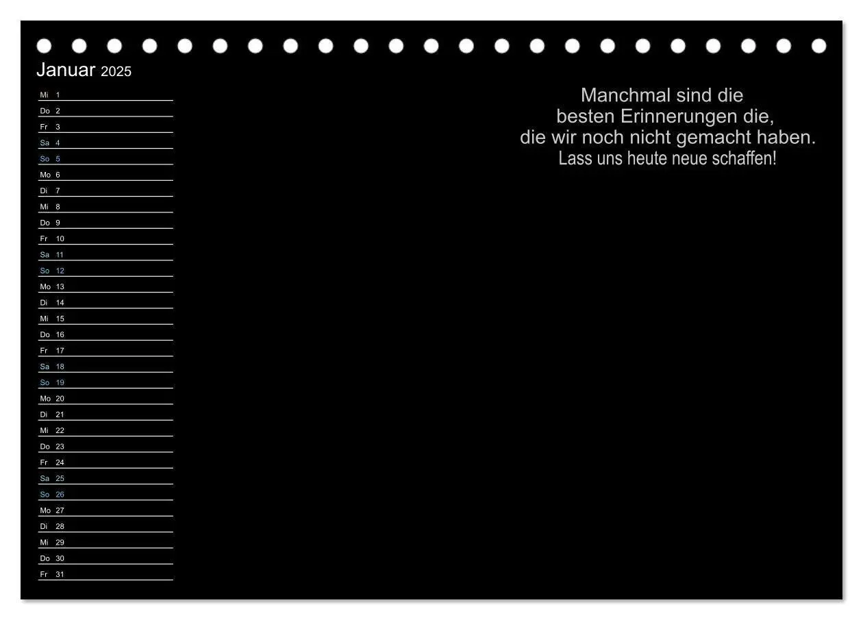 Bild: 9783457167038 | Mein Persönlicher Kalender (Tischkalender 2025 DIN A5 quer),...