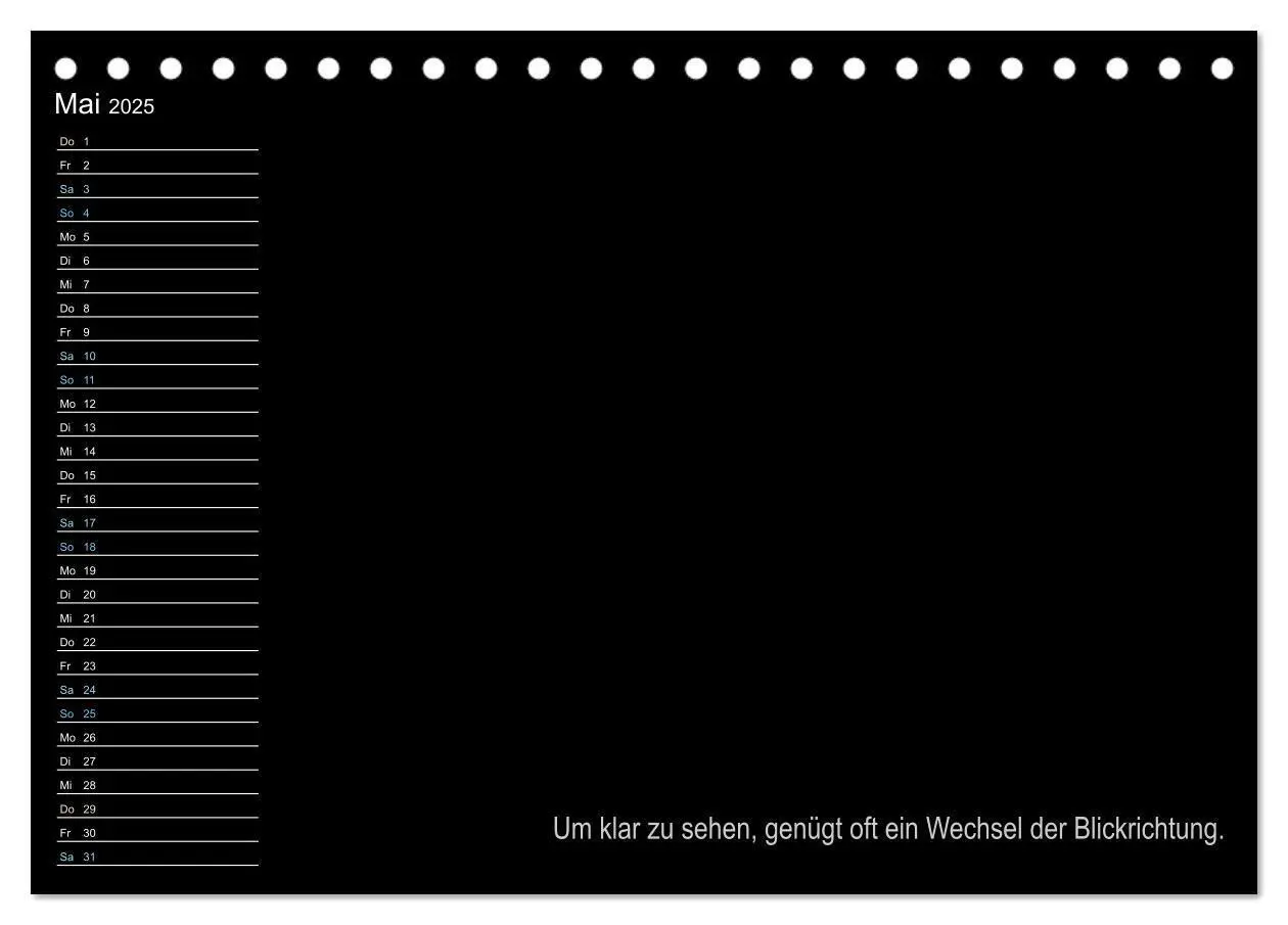 Bild: 9783457167038 | Mein Persönlicher Kalender (Tischkalender 2025 DIN A5 quer),...