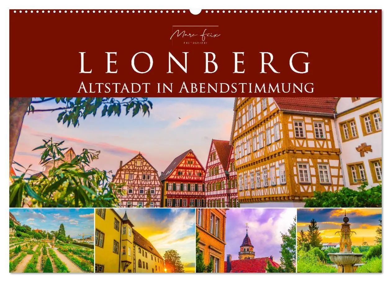 Cover: 9783457787038 | Leonberg - Altstadt in Abendstimmung (Wandkalender 2026 DIN A2...