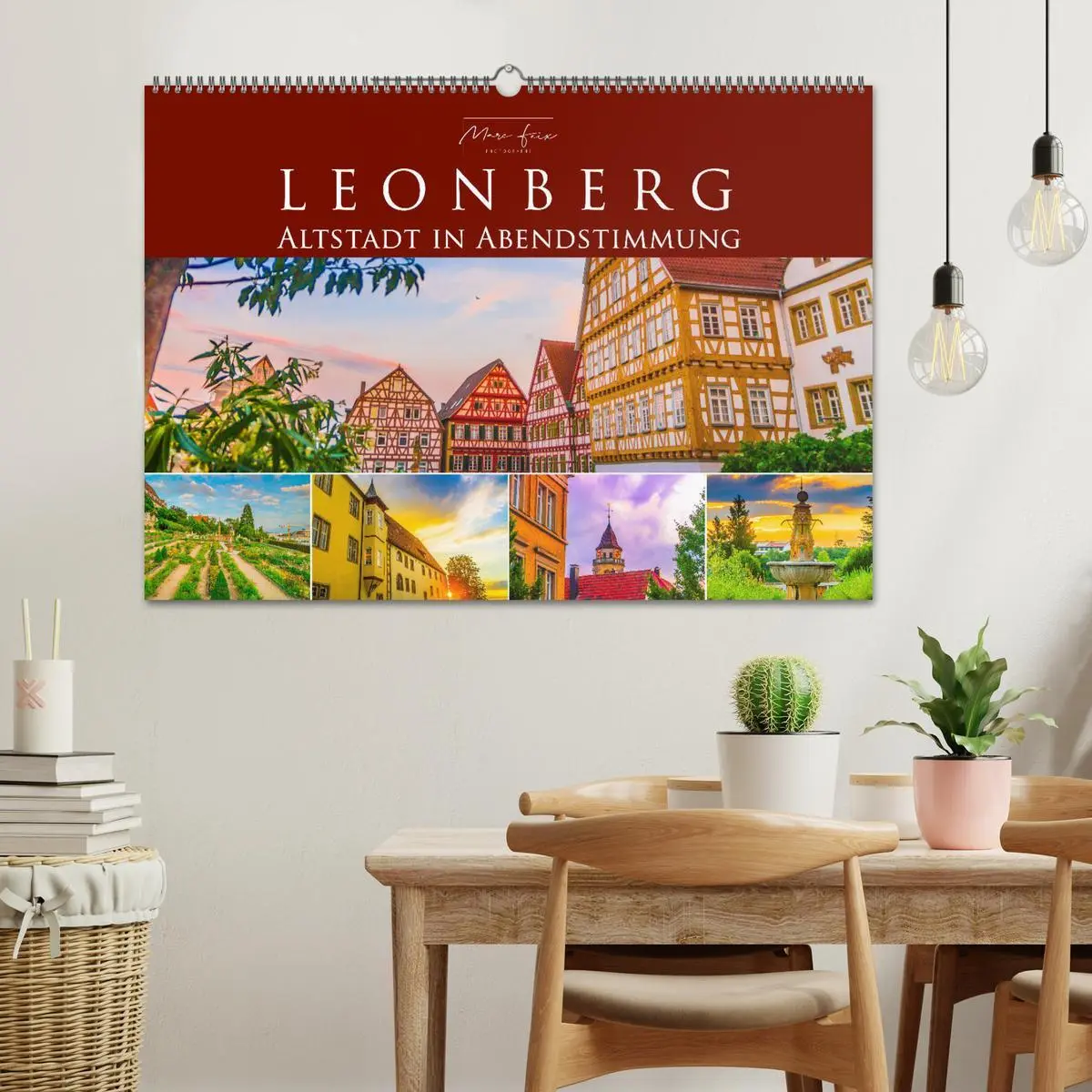 Bild: 9783457787038 | Leonberg - Altstadt in Abendstimmung (Wandkalender 2026 DIN A2...