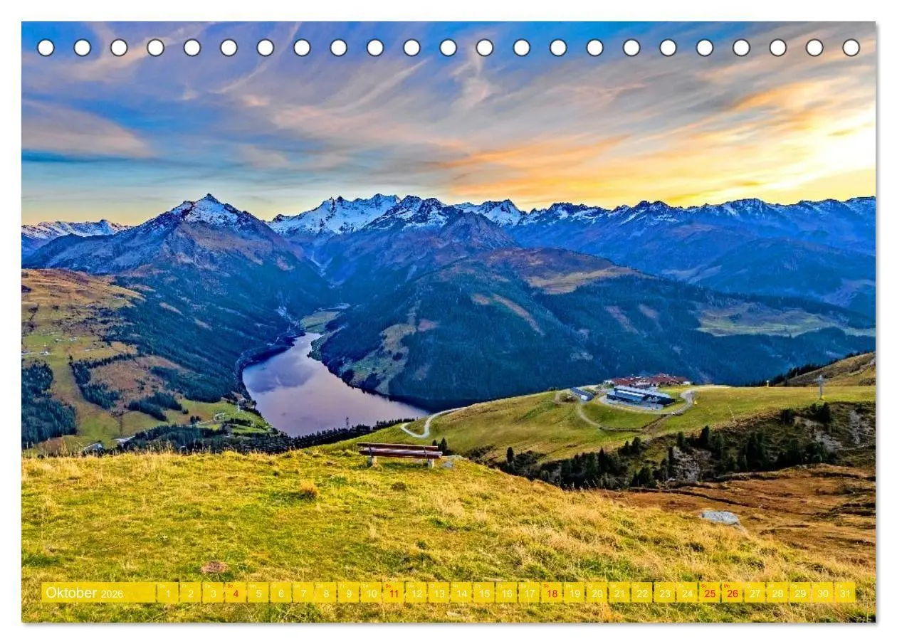 Bild: 9783516707038 | Ein Herz für das Zillertal (Tischkalender 2026 DIN A5 quer),...