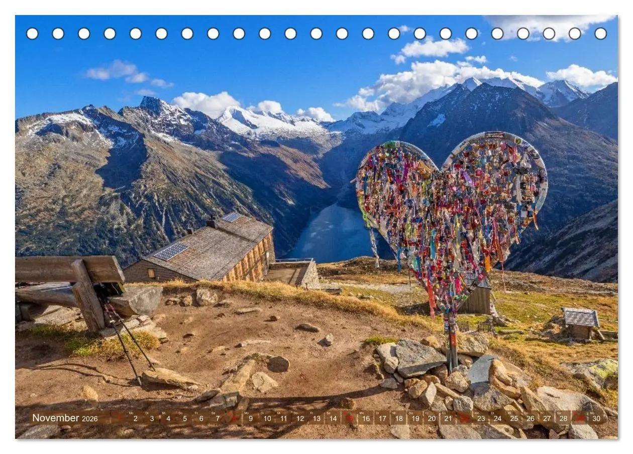 Bild: 9783516707038 | Ein Herz für das Zillertal (Tischkalender 2026 DIN A5 quer),...