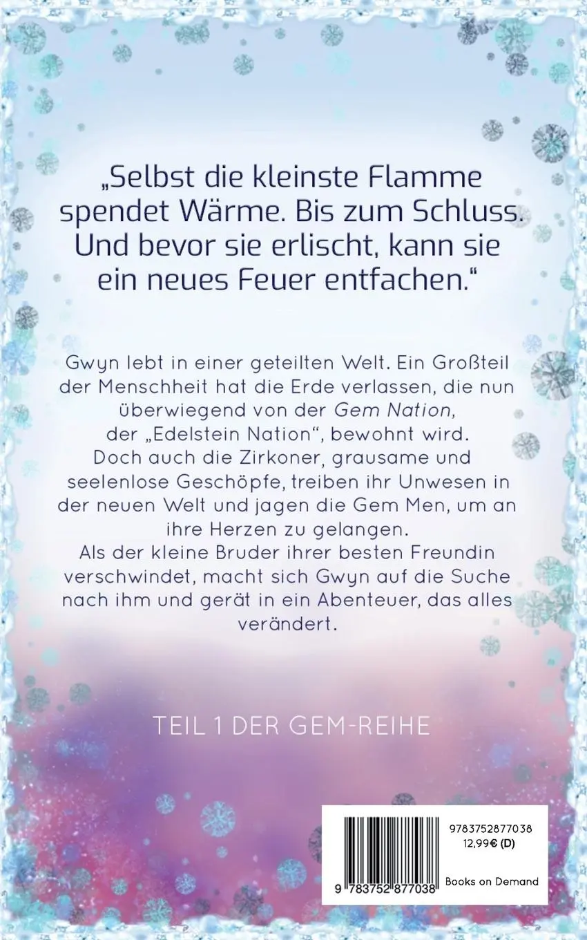 Rückseite: 9783752877038 | Gem Nation | Herz aus Diamant | Emma K. Sterlings | Taschenbuch | 2018
