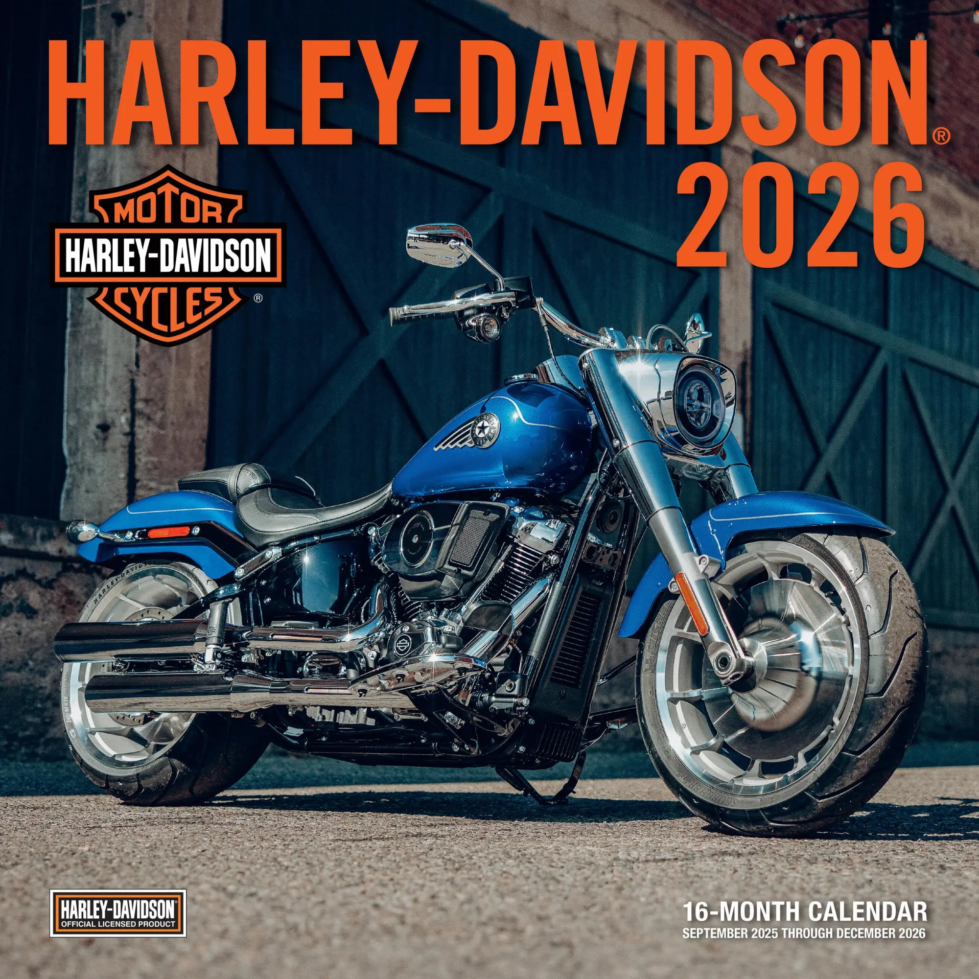 Cover: 9780760397138 | Harley-Davidson 2026 12x12 | Editors Of Motorbooks | Kalender | 2026