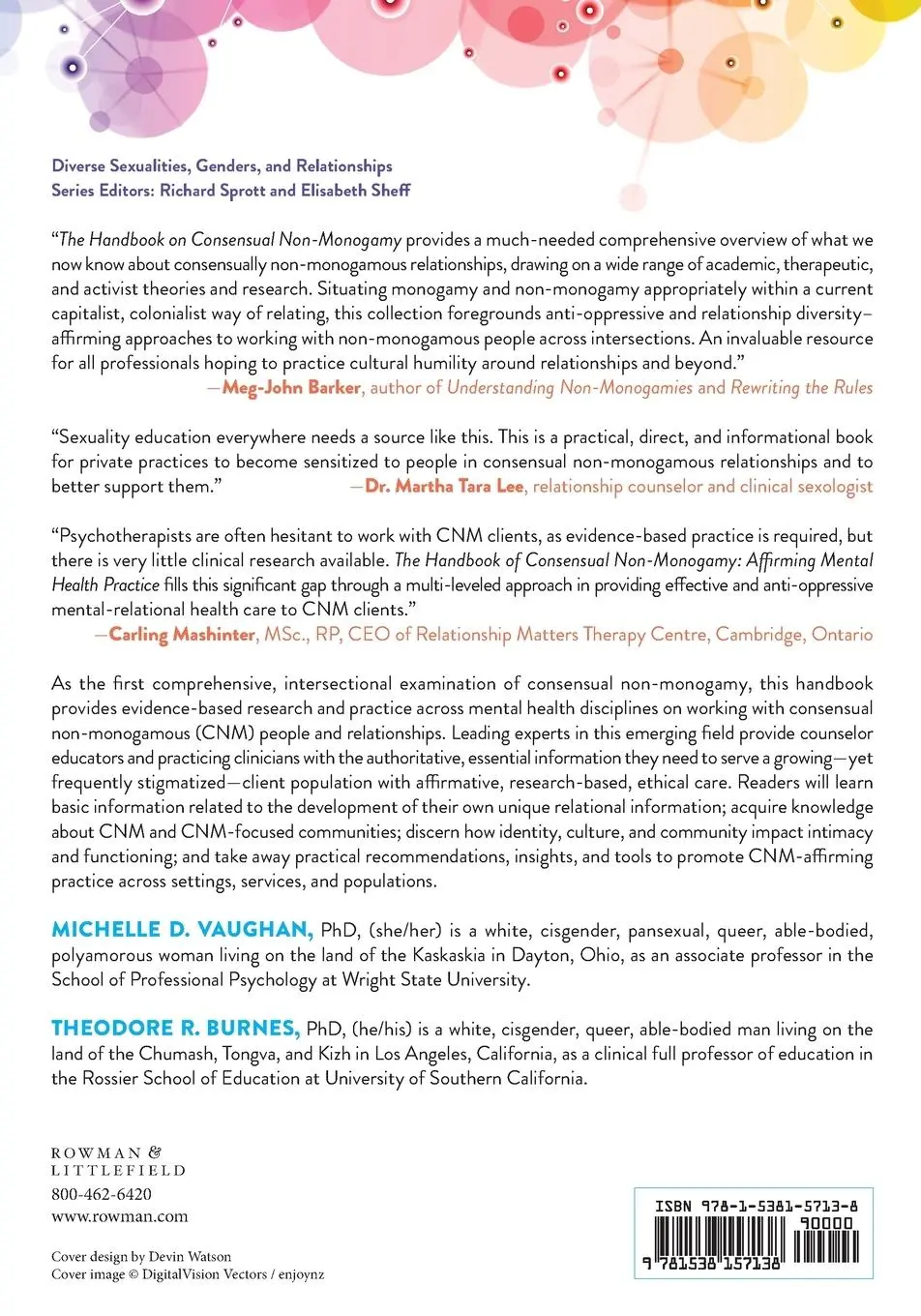 Rückseite: 9781538157138 | The Handbook of Consensual Non-Monogamy | Michelle D. Vaughan (u. a.)