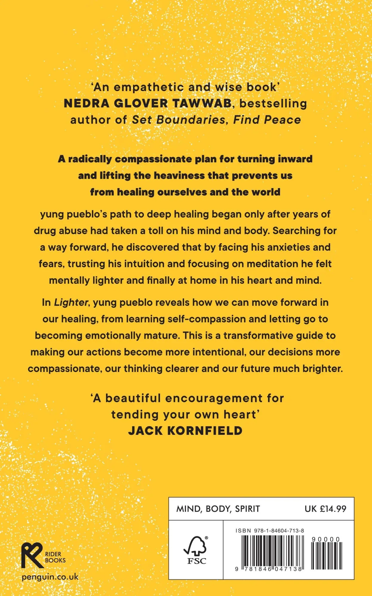 Rückseite: 9781846047138 | Lighter | Yung Pueblo | Taschenbuch | Trade paperback (UK) | 286 S.