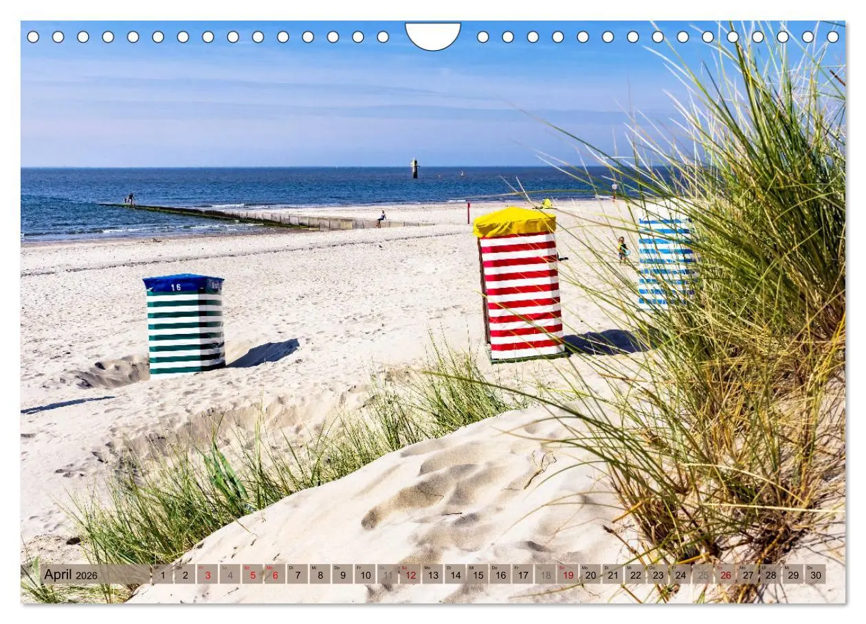 Bild: 9783457847138 | BORKUM Trauminsel in der Nordsee (Wandkalender 2026 DIN A4 quer),...