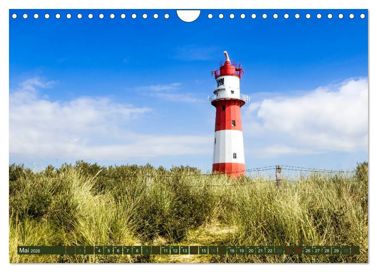 Bild: 9783457847138 | BORKUM Trauminsel in der Nordsee (Wandkalender 2026 DIN A4 quer),...