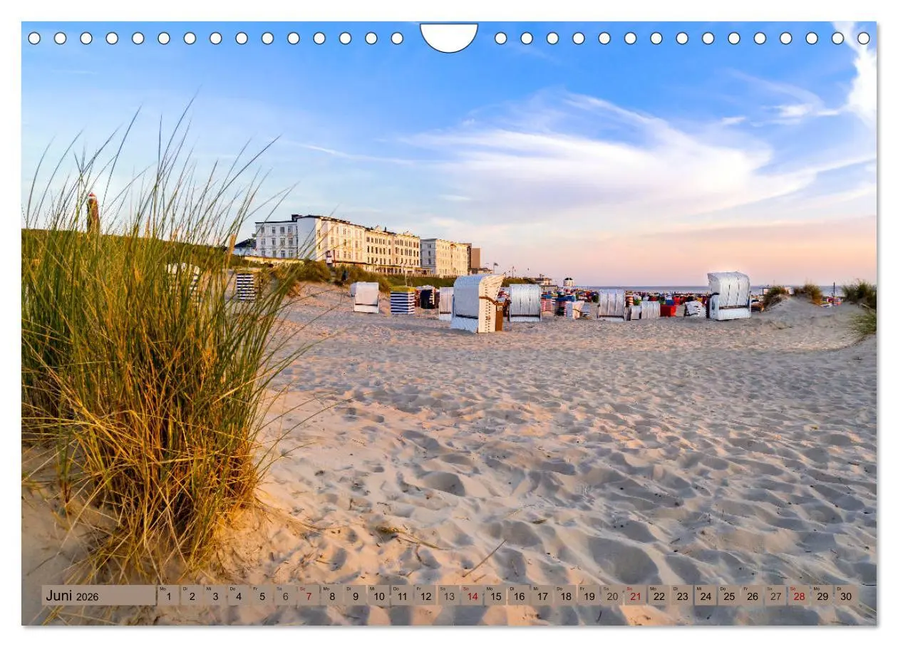 Bild: 9783457847138 | BORKUM Trauminsel in der Nordsee (Wandkalender 2026 DIN A4 quer),...