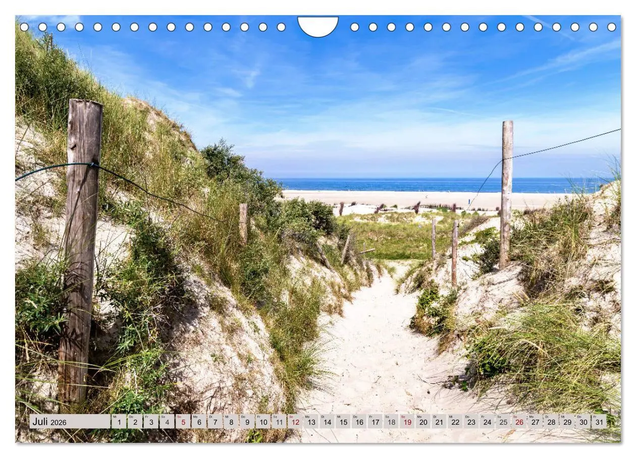 Bild: 9783457847138 | BORKUM Trauminsel in der Nordsee (Wandkalender 2026 DIN A4 quer),...