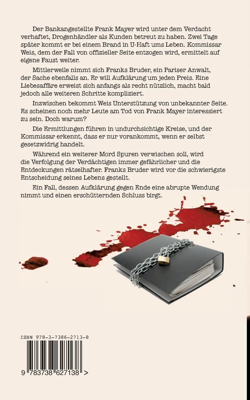 Rückseite: 9783738627138 | Geheimakte Frank Mayer | Kriminalroman | Laura Laberge | Taschenbuch