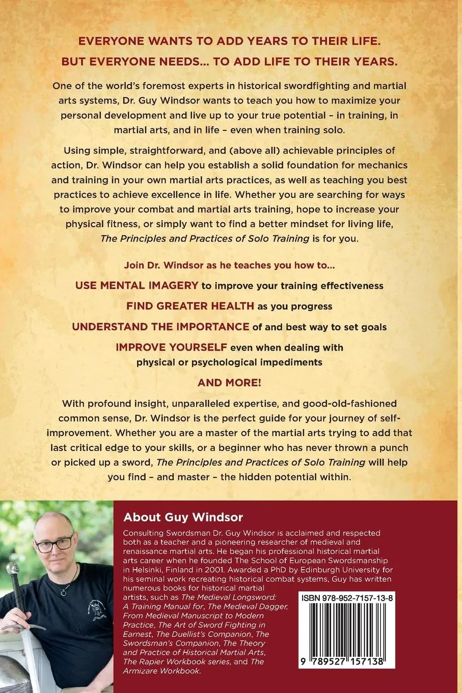 Rückseite: 9789527157138 | The Principles and Practices of Solo Training | Guy Windsor | Buch