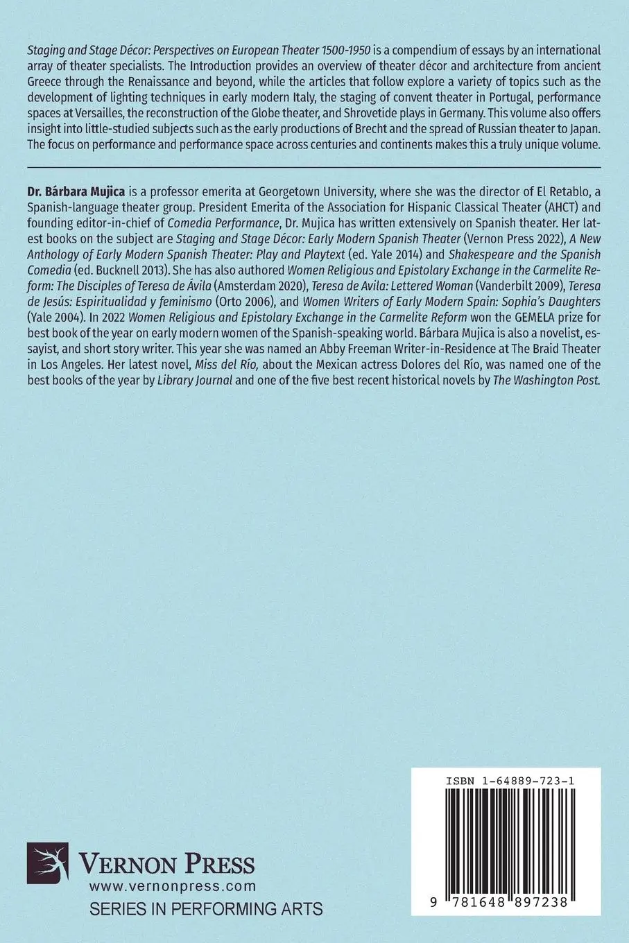 Rückseite: 9781648897238 | Staging and Stage Décor | Perspectives on European Theater 1500-1950