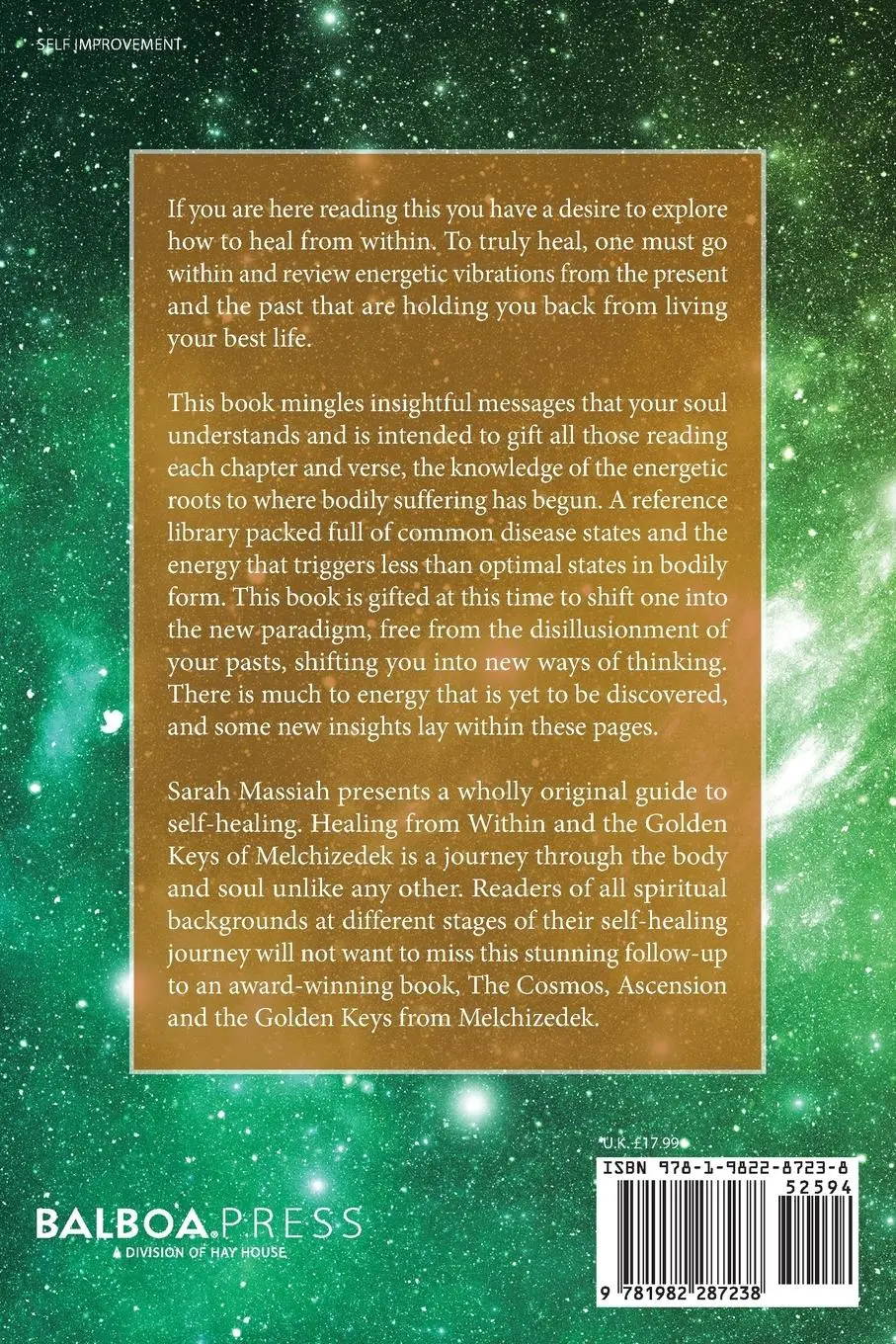 Rückseite: 9781982287238 | Healing from Within and The Golden Keys from Melchizedek | Massiah