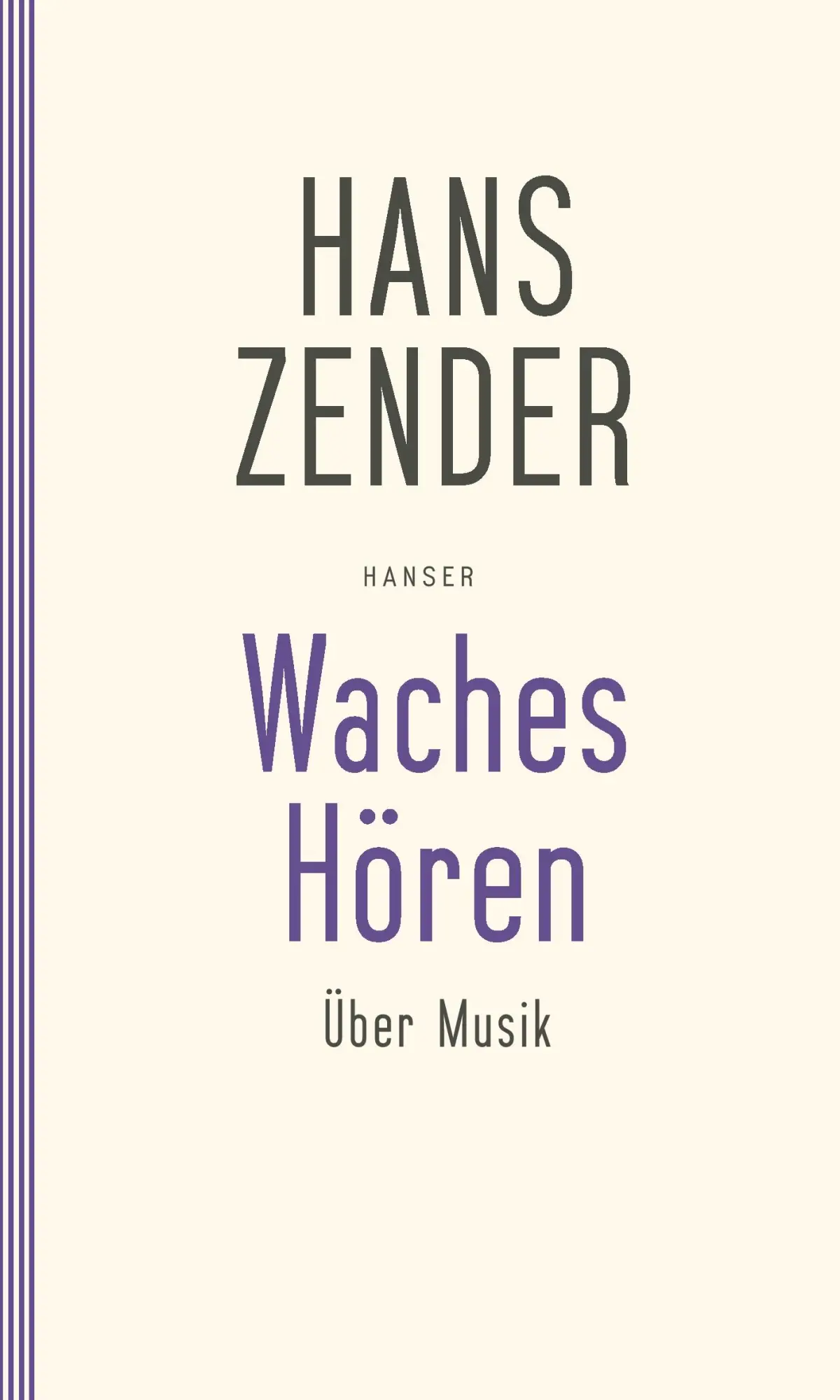 Cover: 9783446257238 | Waches Hören. Über Musik | Hans Zender | Taschenbuch | 172 S. | 2014