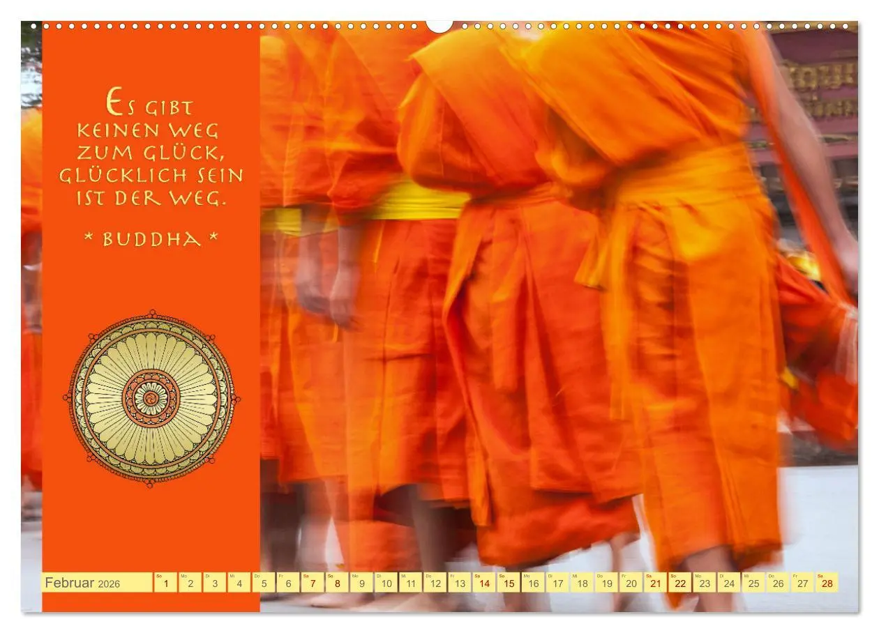 Bild: 9783457527238 | Buddhas Zitate Wege zur Erleuchtung (Wandkalender 2026 DIN A2...