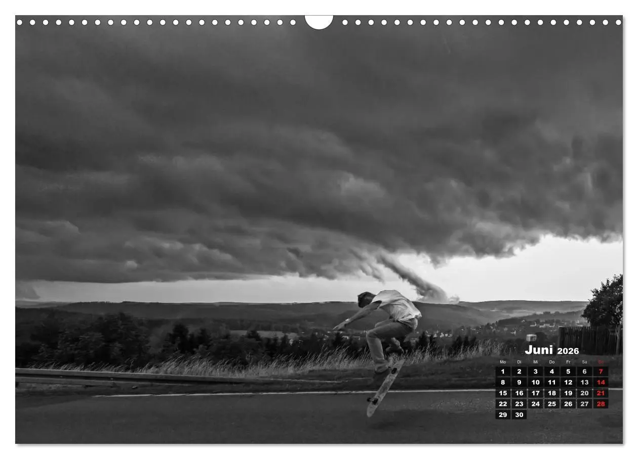Bild: 9783516097238 | Auf dem Skateboard (Wandkalender 2026 DIN A3 quer), CALVENDO...