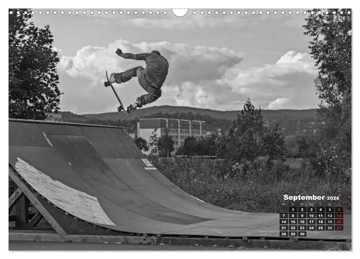 Bild: 9783516097238 | Auf dem Skateboard (Wandkalender 2026 DIN A3 quer), CALVENDO...