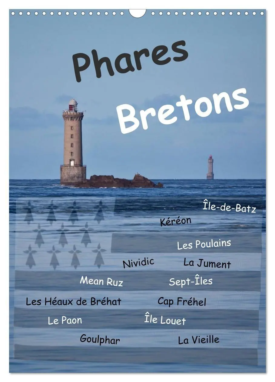 Cover: 9783594217238 | Phares Bretons (Wandkalender 2027 DIN A3 hoch), CALVENDO...