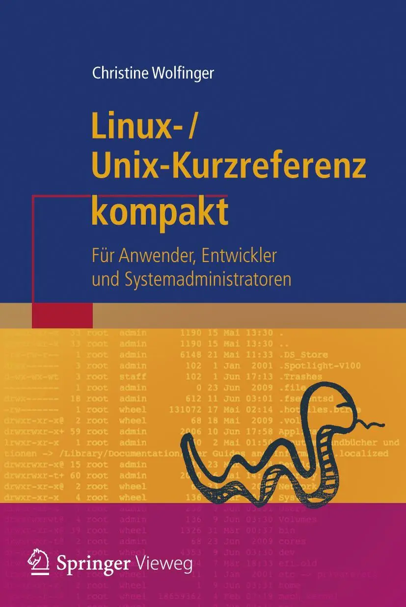 Cover: 9783642347238 | Linux-Unix-Kurzreferenz | Christine Wolfinger | Taschenbuch | ix