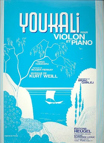 Cover: 9790047337238 | Youkali -Tango Habanera | Kurt Weill | Buch | Éditions Alphonse Leduc