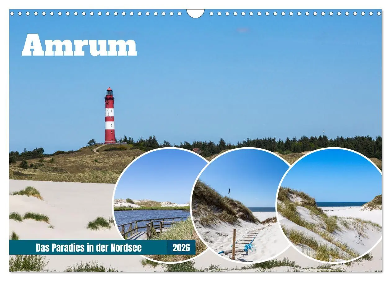 Cover: 9783457517338 | Amrum - Das Paradies in der Nordsee (Wandkalender 2026 DIN A3...