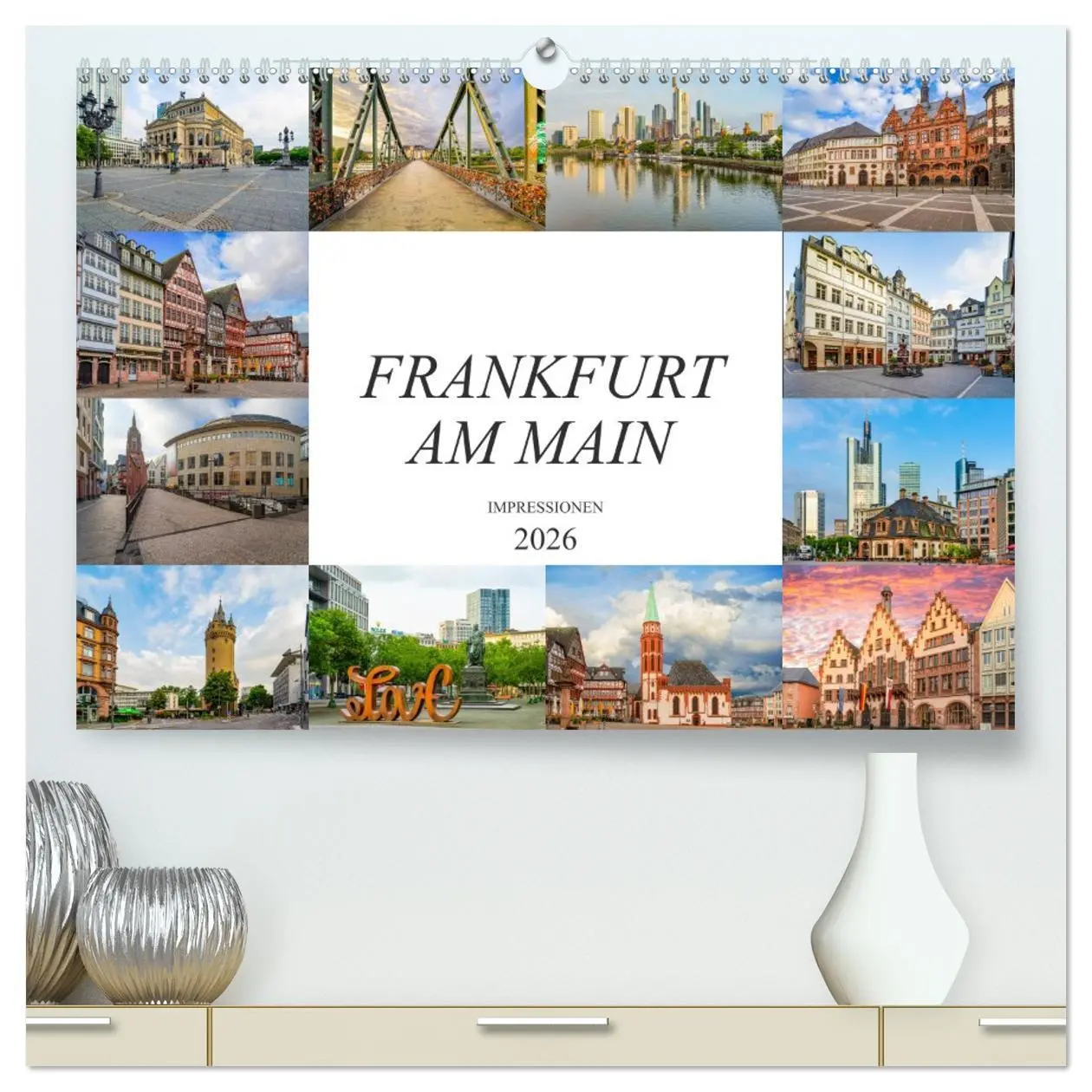 Cover: 9783457687338 | Frankfurt am Main Impressionen (hochwertiger Premium Wandkalender...