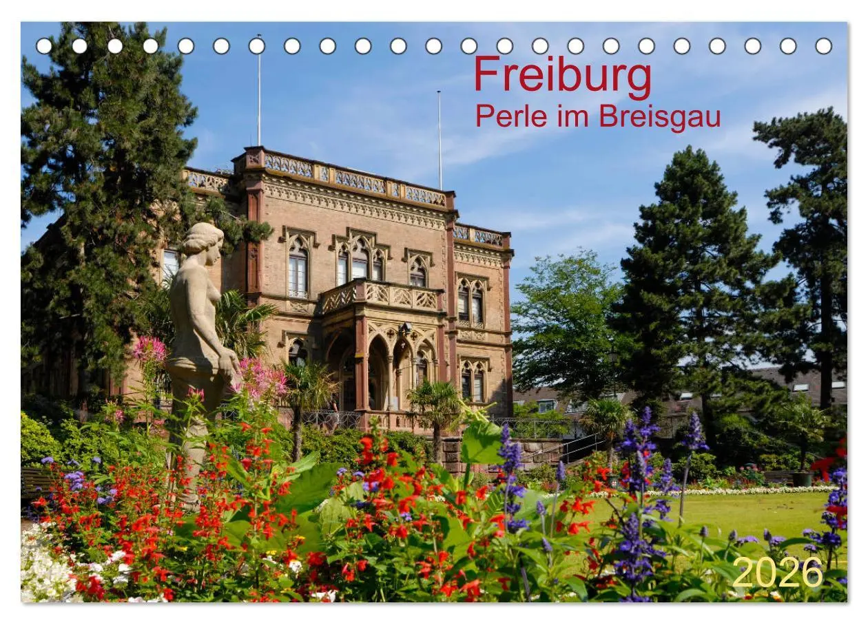 Cover: 9783457757338 | Freiburg Perle im Breisgau (Tischkalender 2026 DIN A5 quer),...