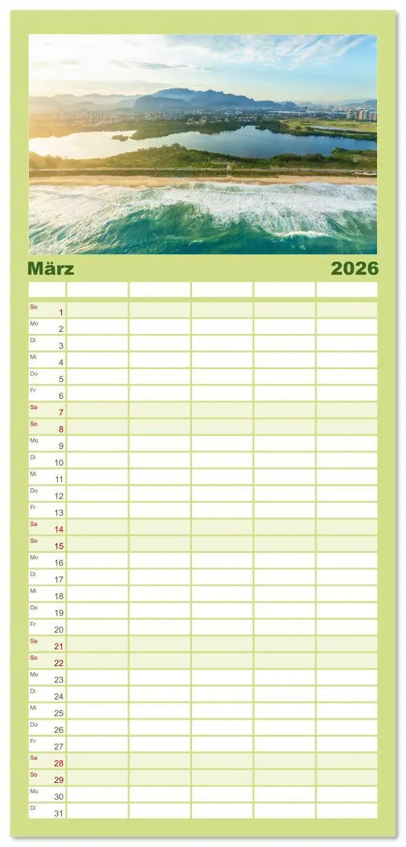 Bild: 9783516607338 | Familienplaner 2026 - Brasilien - Das einzigartige Land in...