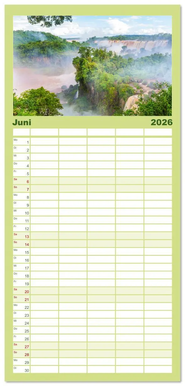 Bild: 9783516607338 | Familienplaner 2026 - Brasilien - Das einzigartige Land in...