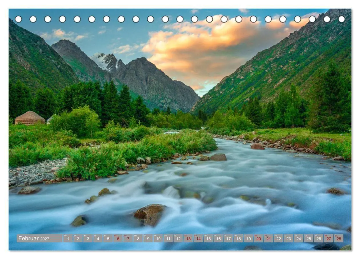 Bild: 9783569247338 | Kirgistan Bergparadies in Zentralasien (Tischkalender 2027 DIN A5...