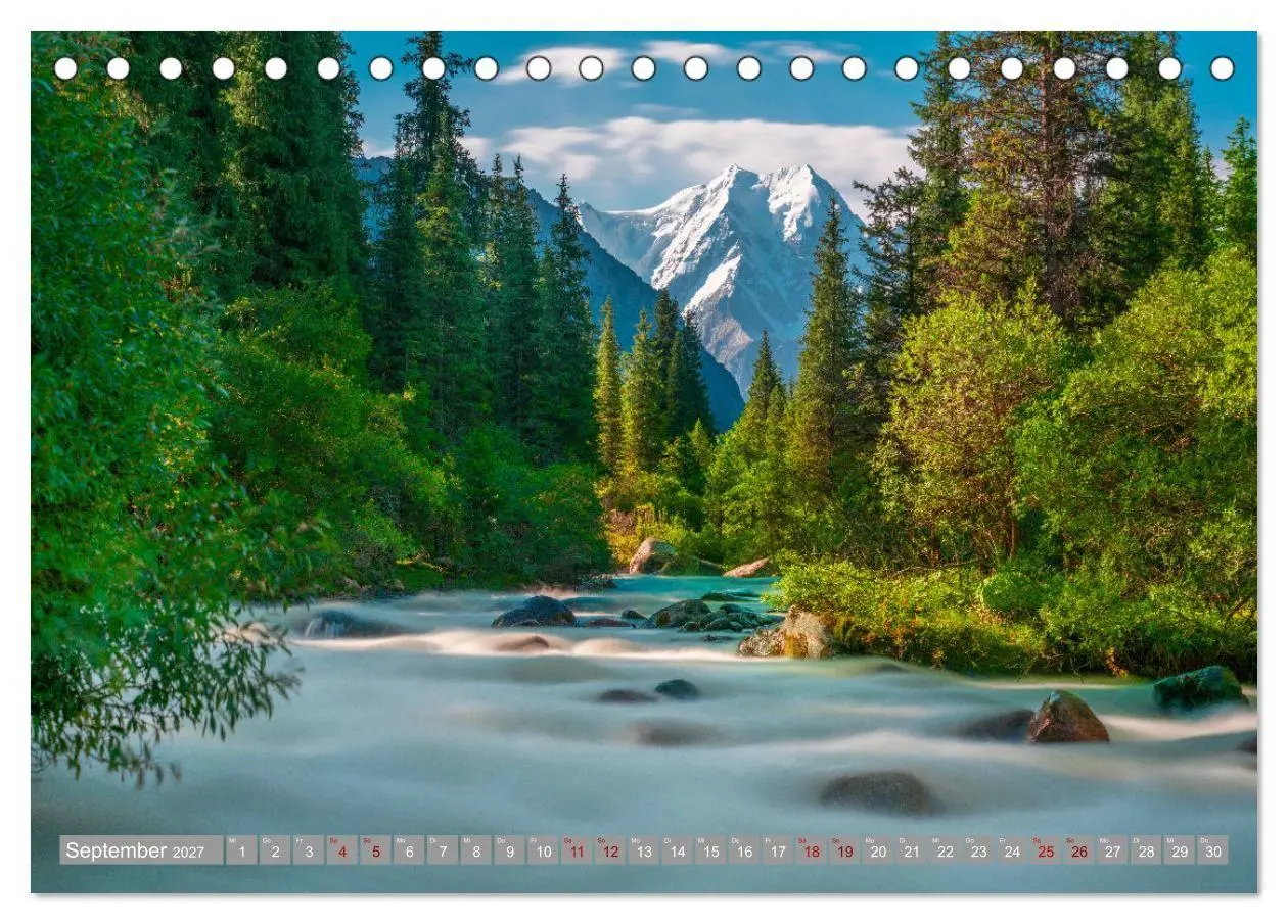 Bild: 9783569247338 | Kirgistan Bergparadies in Zentralasien (Tischkalender 2027 DIN A5...