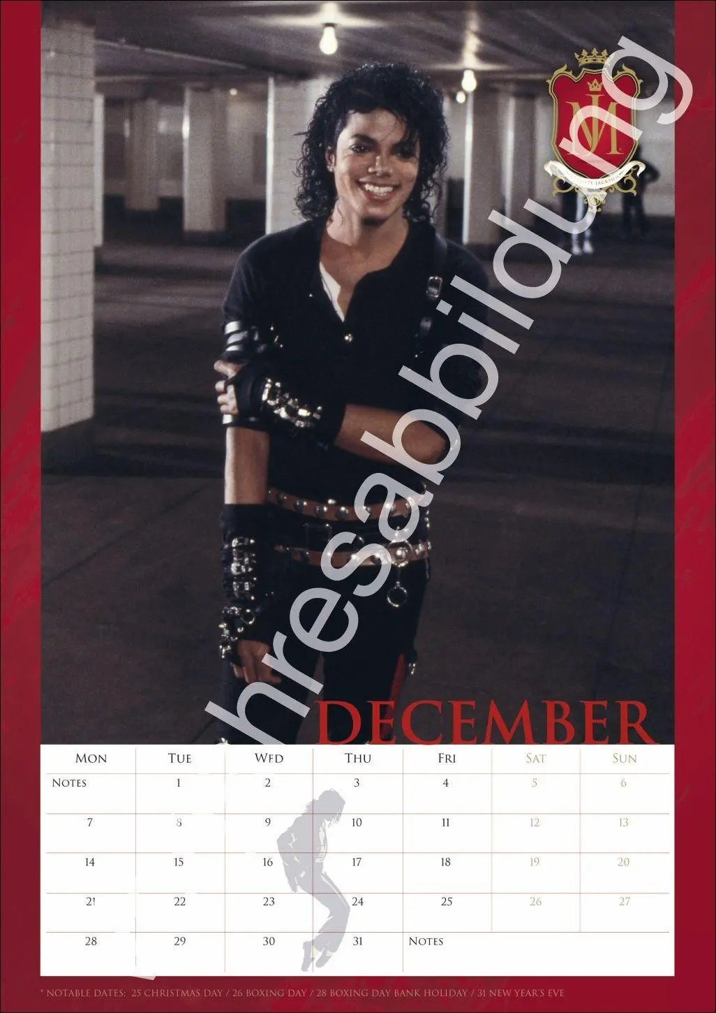 Bild: 9783840197338 | Michael Jackson Posterkalender 2027 | Michael Jackson | Kalender