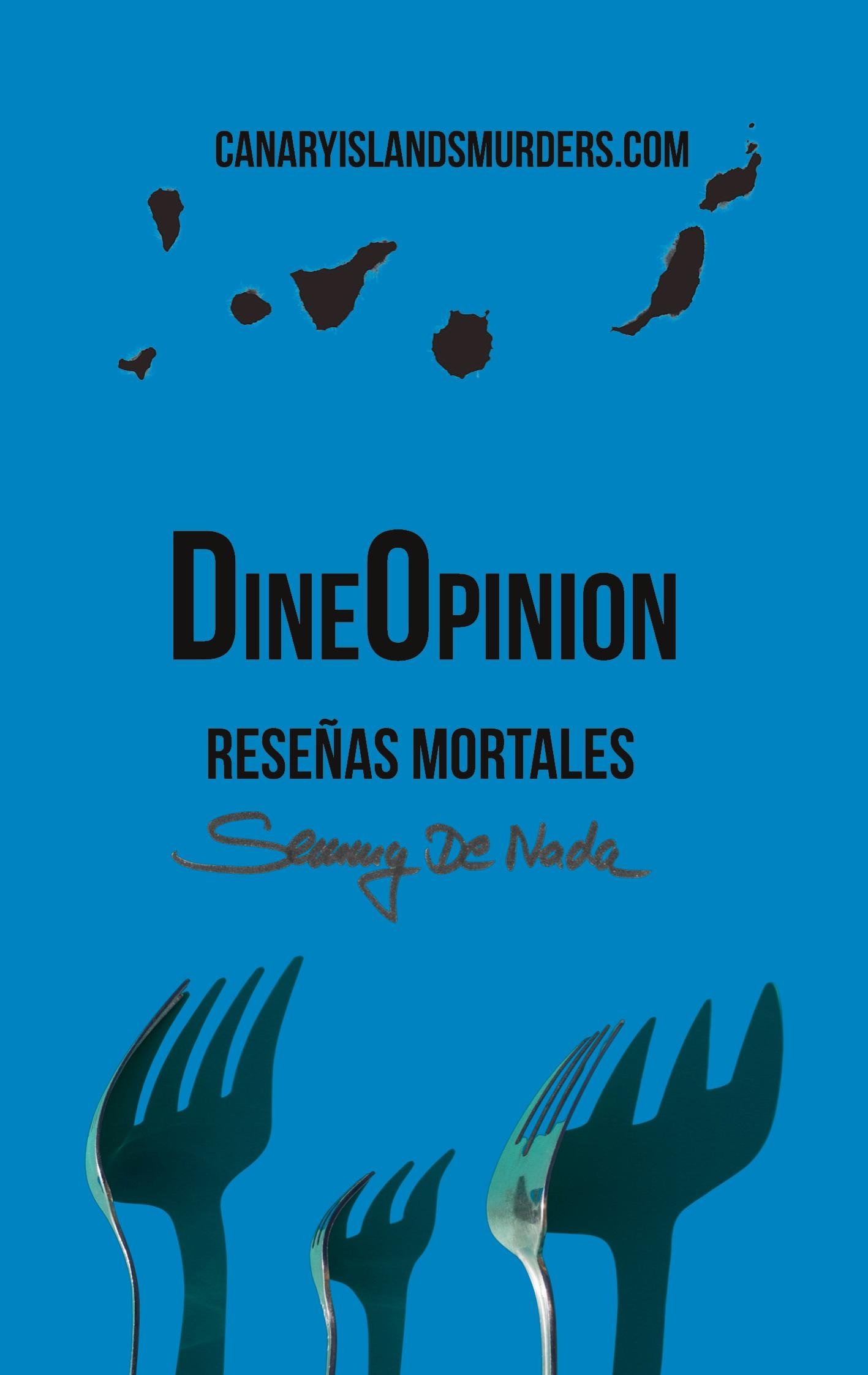 Cover: 9788411237338 | DineOpinion - Reseñas Mortales | CanaryIslandsMurders.com | Nada