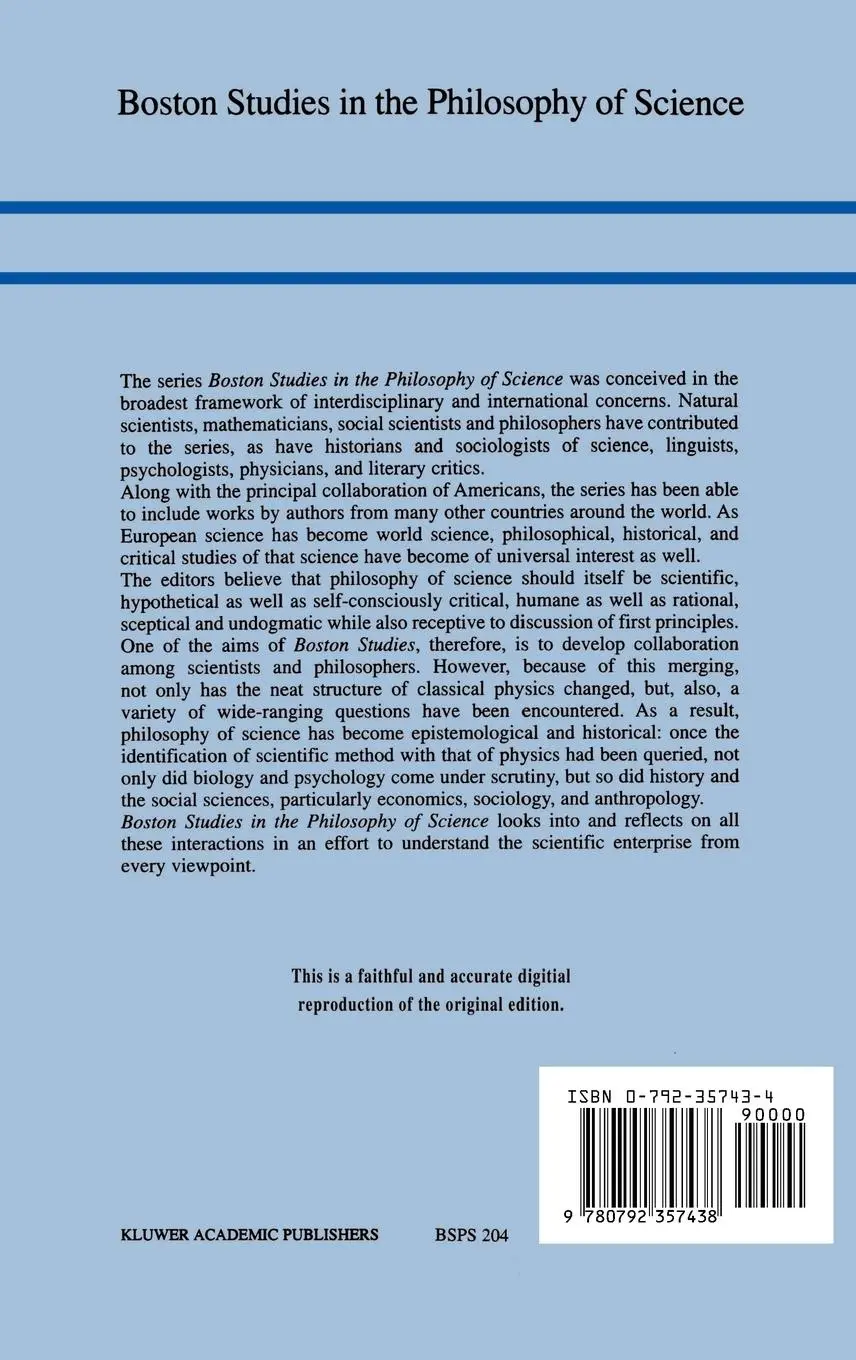 Rückseite: 9780792357438 | Nietzsche, Epistemology, and Philosophy of Science | B. E. Babich
