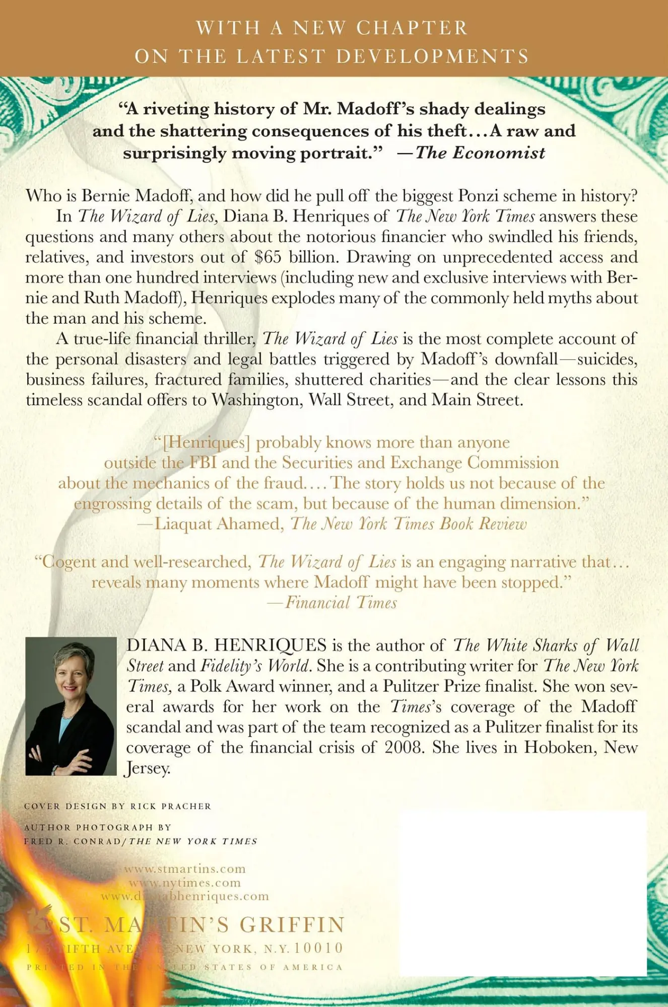 Rückseite: 9781250007438 | The Wizard of Lies | Bernie Madoff and the Death of Trust | Henriques