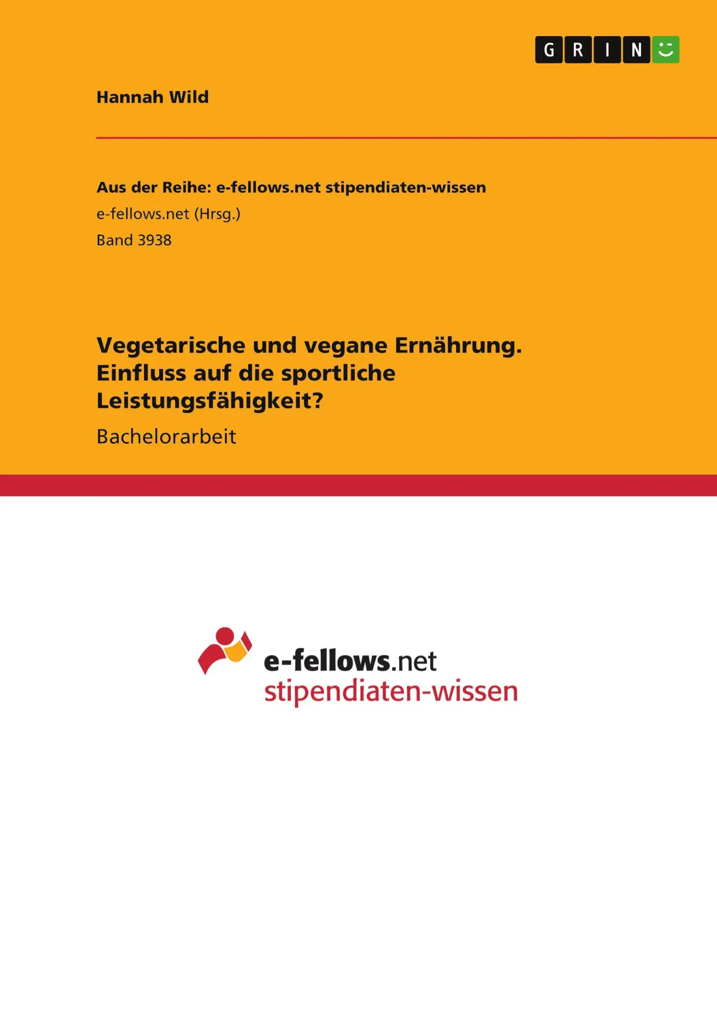 Cover: 9783346487438 | Vegetarische und vegane Ernährung. Einfluss auf die sportliche...