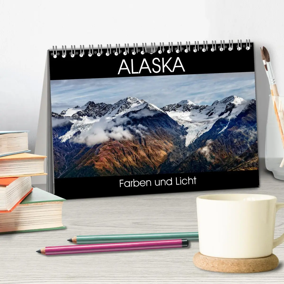 Bild: 9783435347438 | Alaska - Farben und Licht (Tischkalender 2025 DIN A5 quer),...