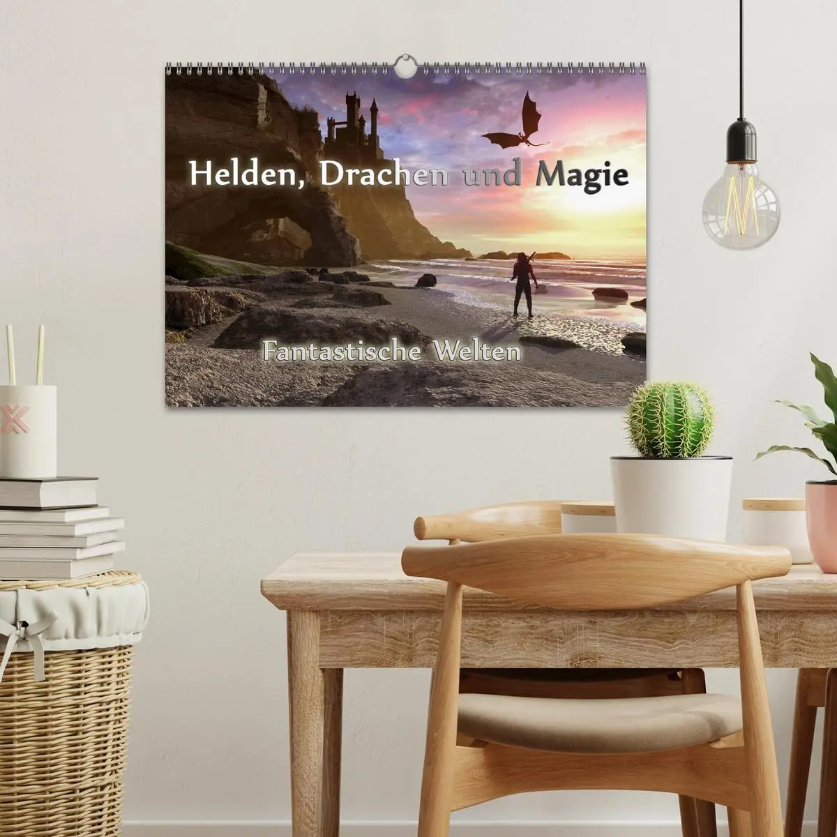 Bild: 9783457817438 | Helden, Drachen und Magie (Wandkalender 2026 DIN A3 quer), CALVENDO...