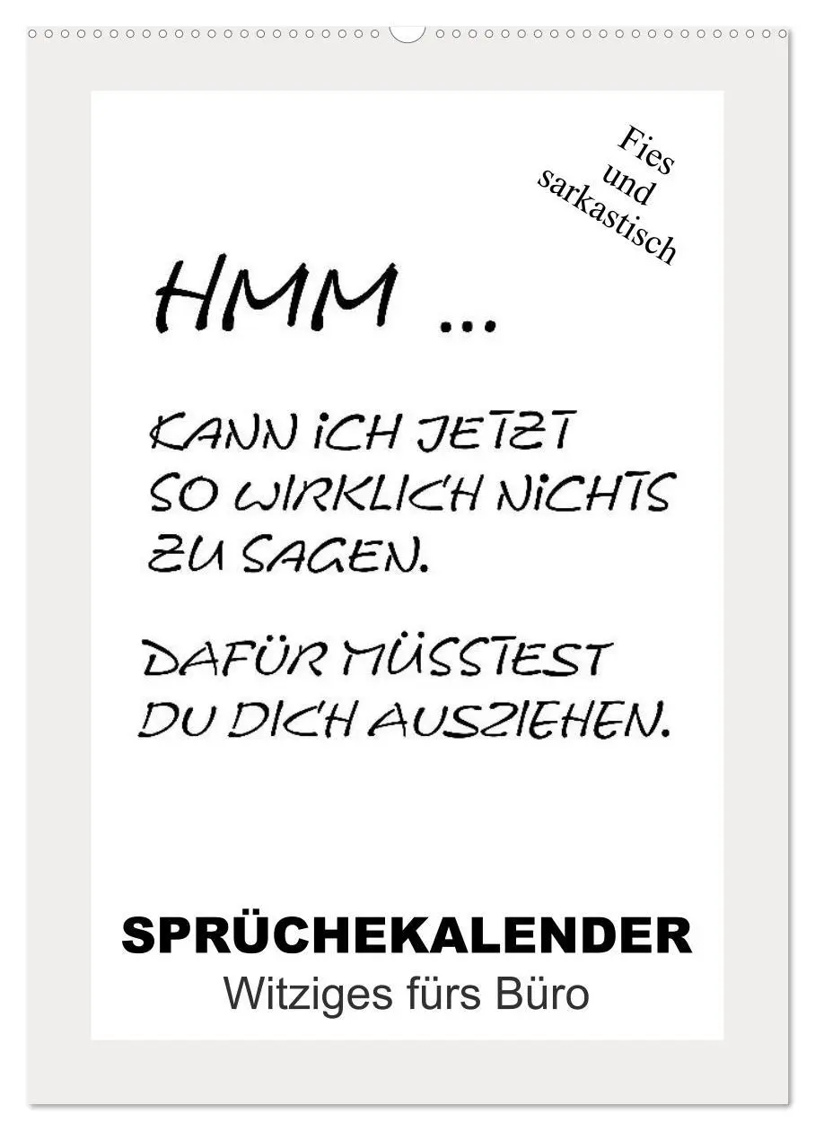 Cover: 9783516387438 | Sprüchekalender. Witziges fürs Büro (Wandkalender 2026 DIN A2...