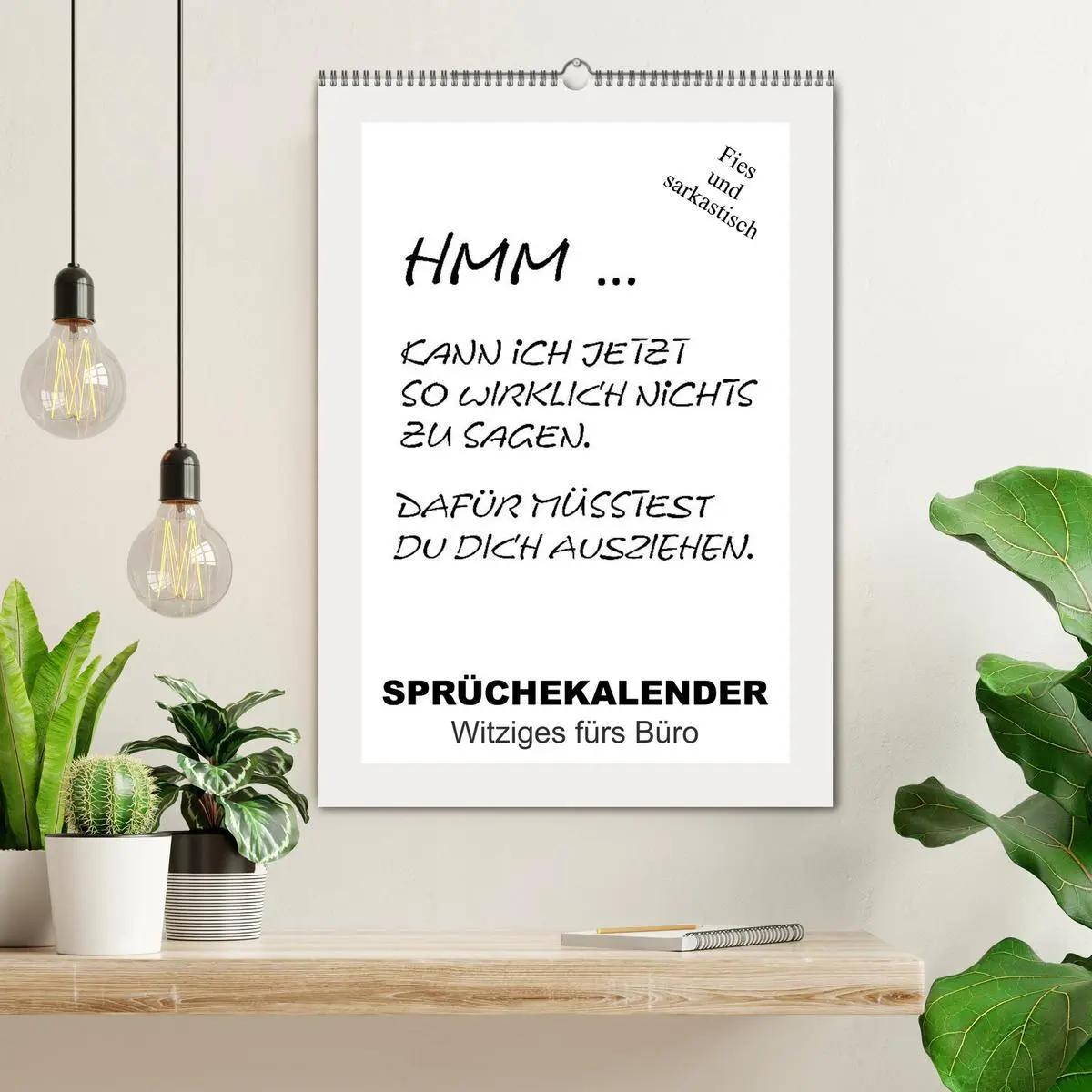 Bild: 9783516387438 | Sprüchekalender. Witziges fürs Büro (Wandkalender 2026 DIN A2...