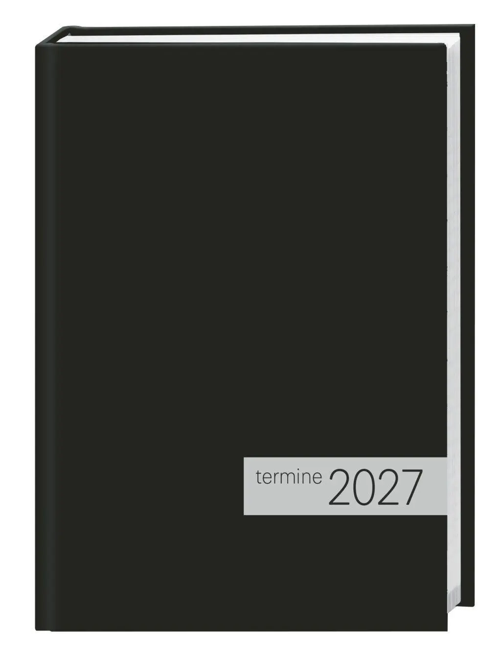Cover: 9783756417438 | times&amp;more Kalenderbuch schwarz 2027 | Heye | Buch | Bürokalender Heye