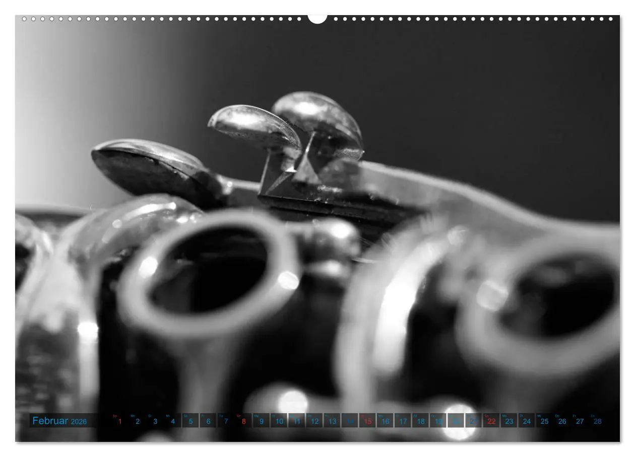 Bild: 9783457977538 | Klarinette - close up (Wandkalender 2026 DIN A2 quer), CALVENDO...