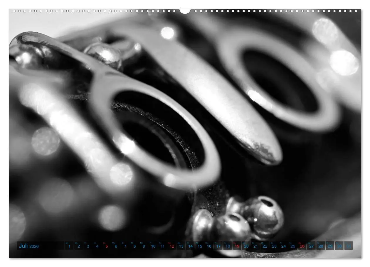 Bild: 9783457977538 | Klarinette - close up (Wandkalender 2026 DIN A2 quer), CALVENDO...