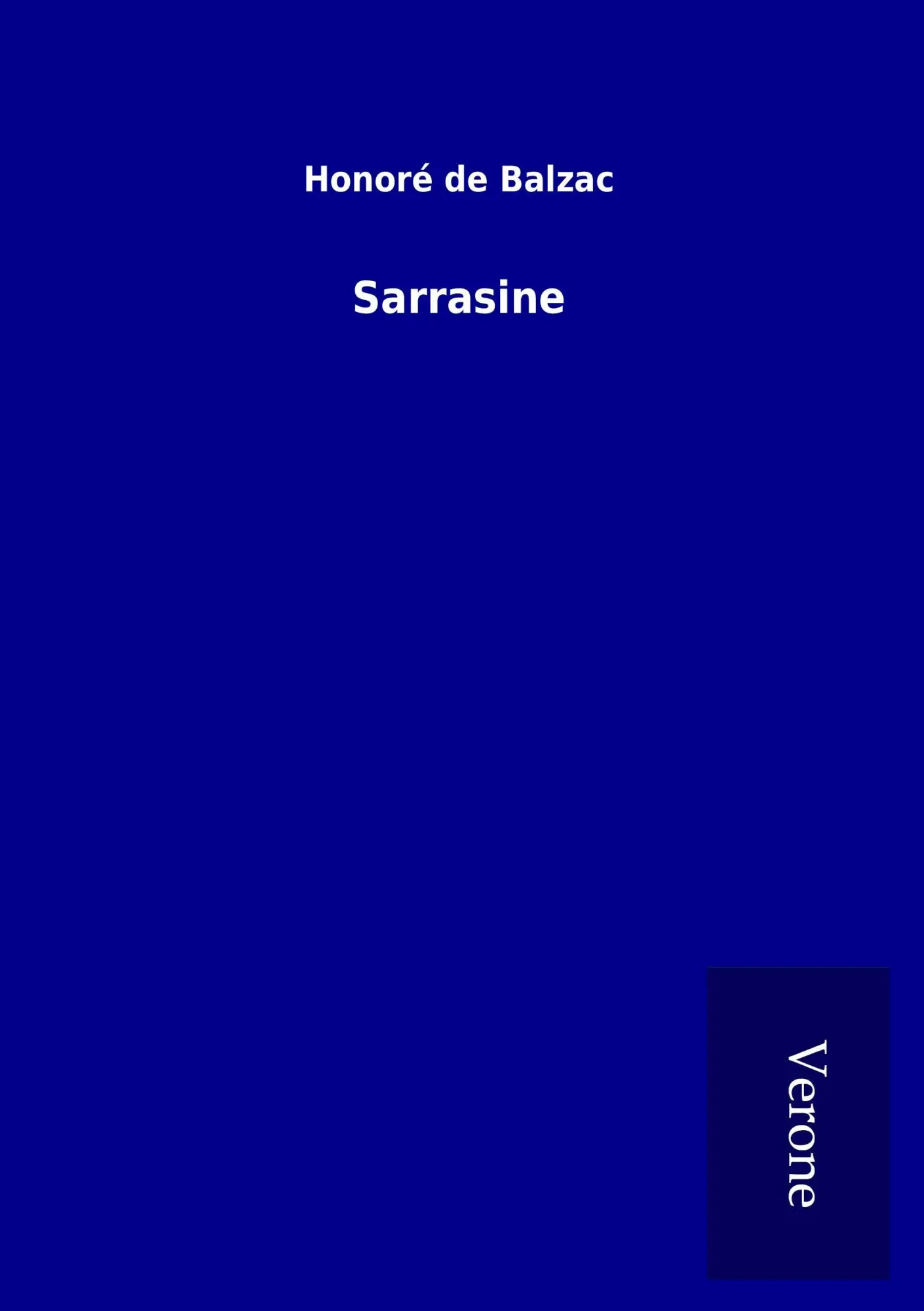 Cover: 9789925027538 | Sarrasine | Honoré de Balzac | Taschenbuch | 56 S. | Deutsch | 2016