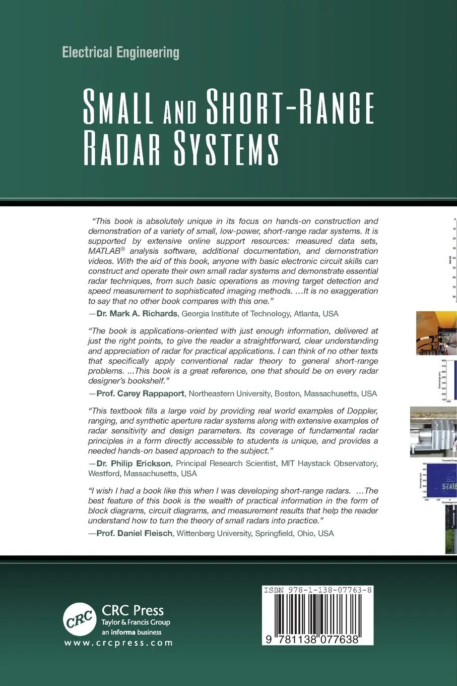 Rückseite: 9781138077638 | Small and Short-Range Radar Systems | Gregory L. Charvat | Taschenbuch
