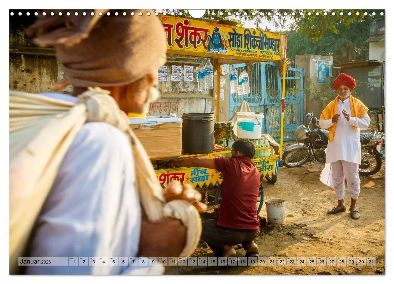 Bild: 9783457967638 | Alltag in Indien (Wandkalender 2026 DIN A3 quer), CALVENDO...