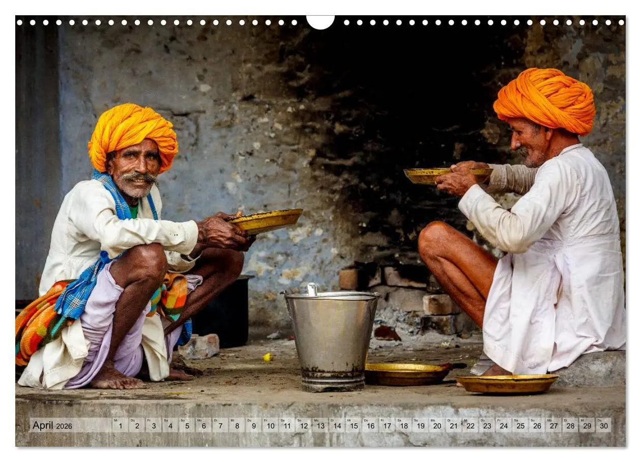 Bild: 9783457967638 | Alltag in Indien (Wandkalender 2026 DIN A3 quer), CALVENDO...