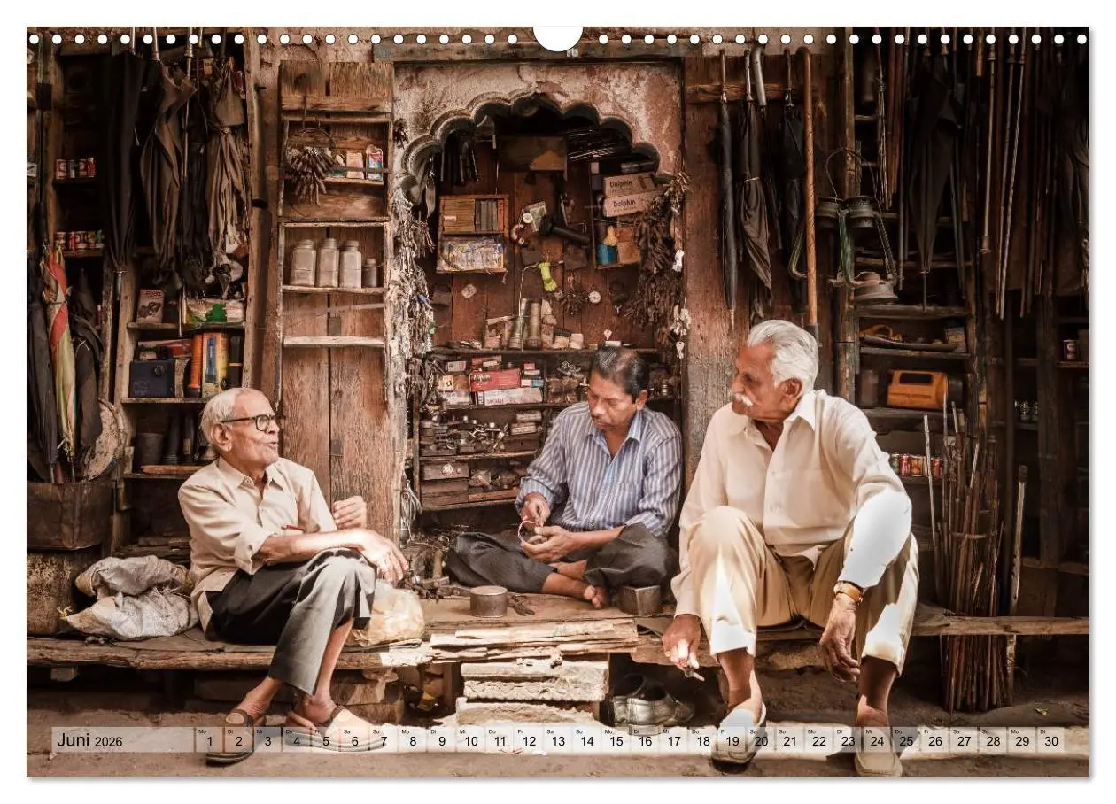 Bild: 9783457967638 | Alltag in Indien (Wandkalender 2026 DIN A3 quer), CALVENDO...